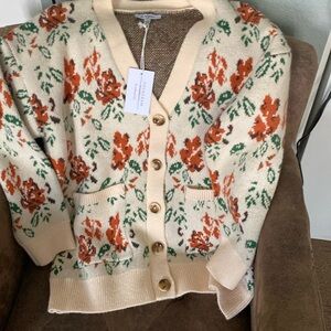 Heavy cardigan sweater